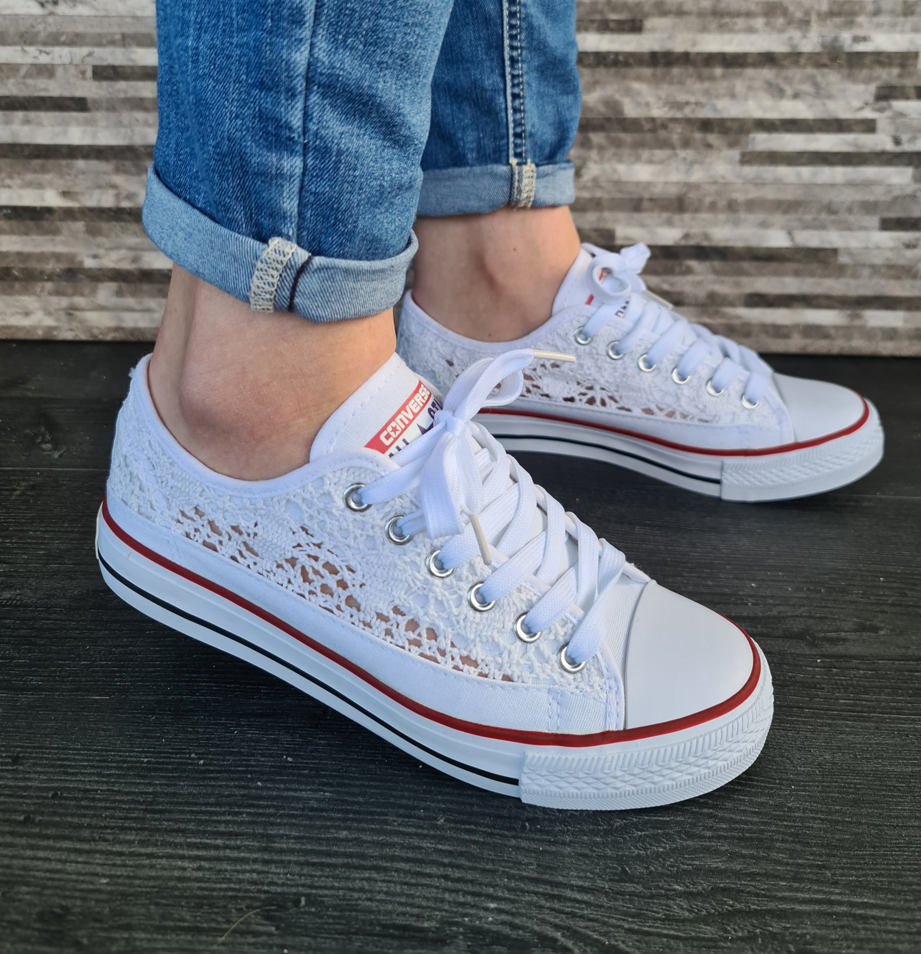 All Star renda branca